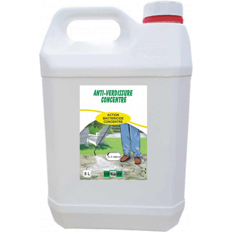 ANTIMOUSSE CONCENTRE - Bidon 5 L - Spécial anti lichens, algues, moisissures